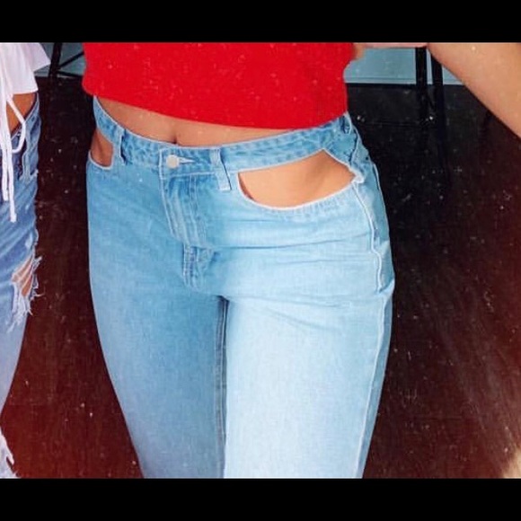 Nasty Gal Denim - Nasty Gal Out of pocket high-waisted jeans